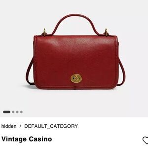 Vintage Coach Casino Crossbody